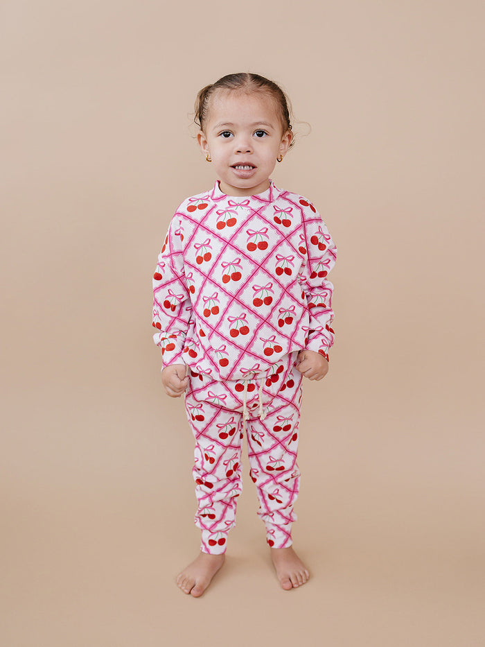 Jogger Set | Cherry Bow
