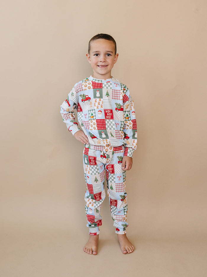 Jogger Set | Christmas Patchwork