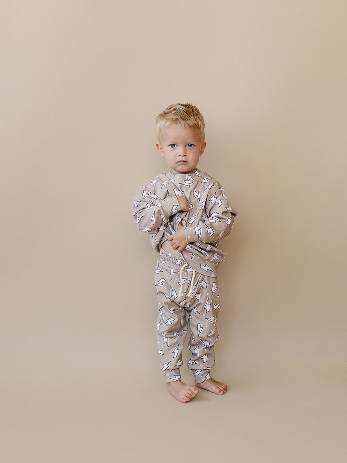 Jogger Set | Latte Bolts