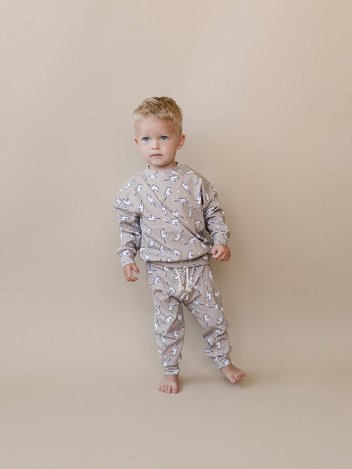 Jogger Set | Latte Bolts
