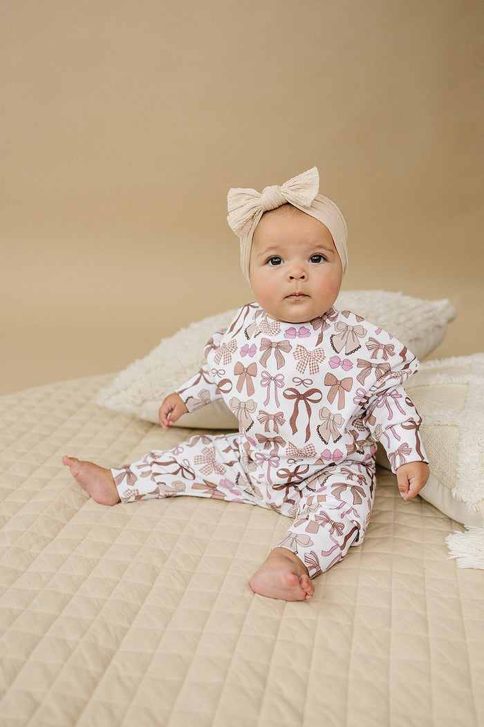 Jogger Set | Mocha Bows