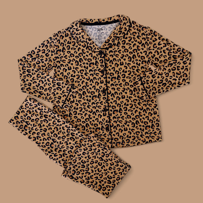 LEOPARD DREAM GIRL'S FLARE SET