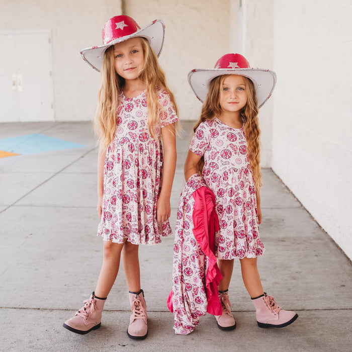 LET'S GO GIRLZZZ DREAM RUFFLE DRESS
