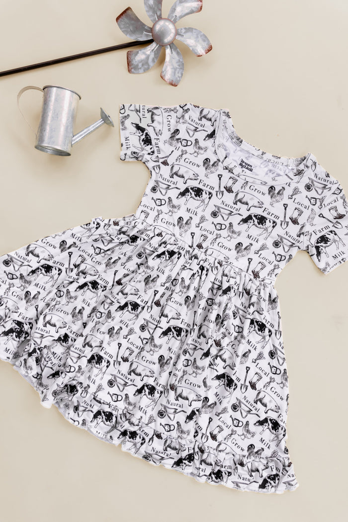 LOCALLY GROWN DREAM RUFFLE DRESS