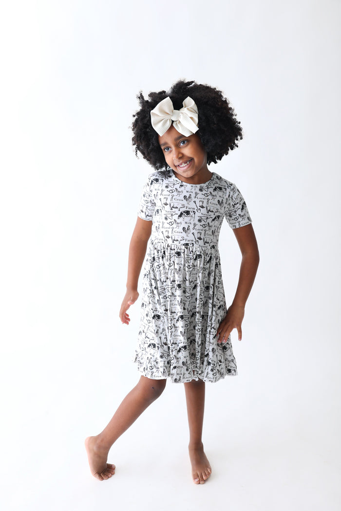 LOCALLY GROWN DREAM RUFFLE DRESS
