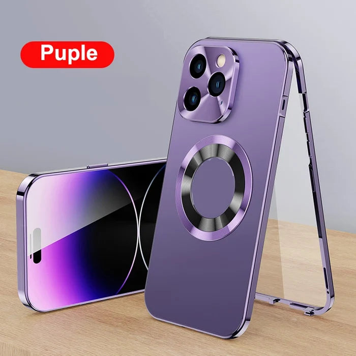 Purple / For iPhone 16 / Case & Screen Protector