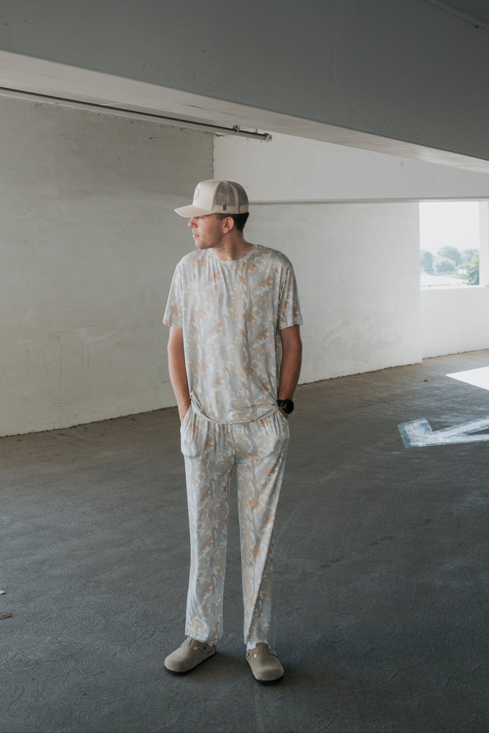 Men's Bamboo Short Sleeve Pajama | Woodland