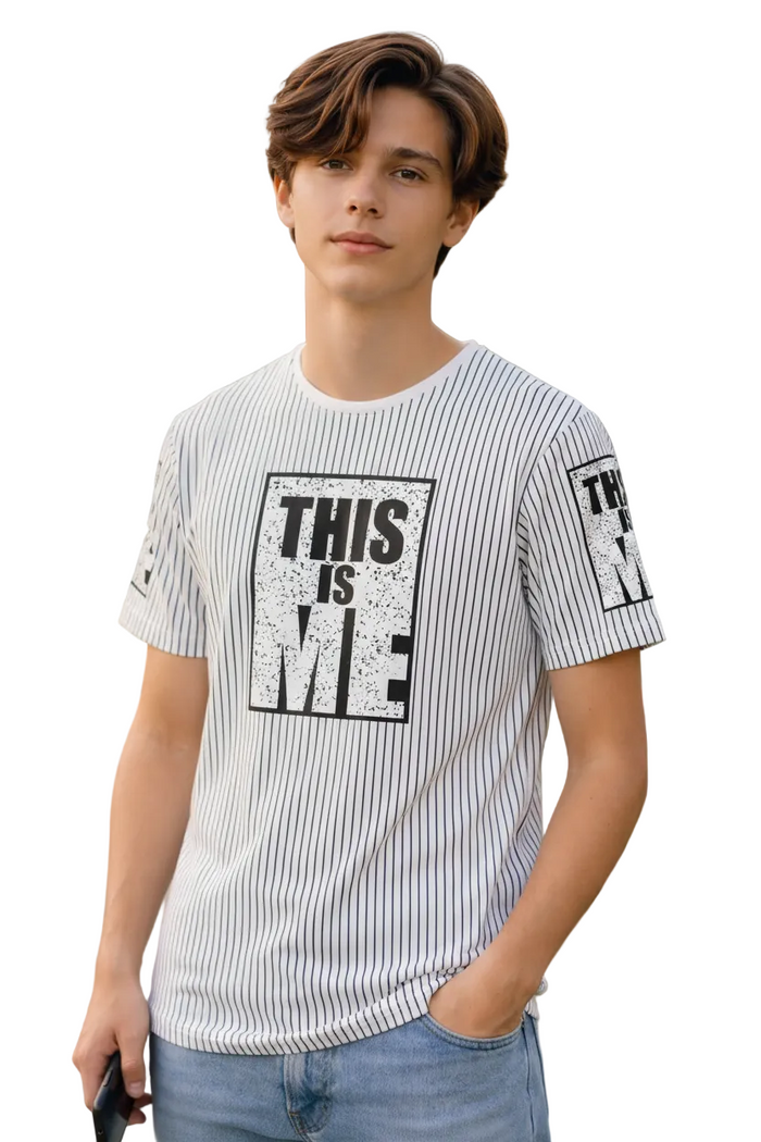 Mens Cotton Graphic T-Shirt – High Quality Fabric, Soft Feel, Front Print
