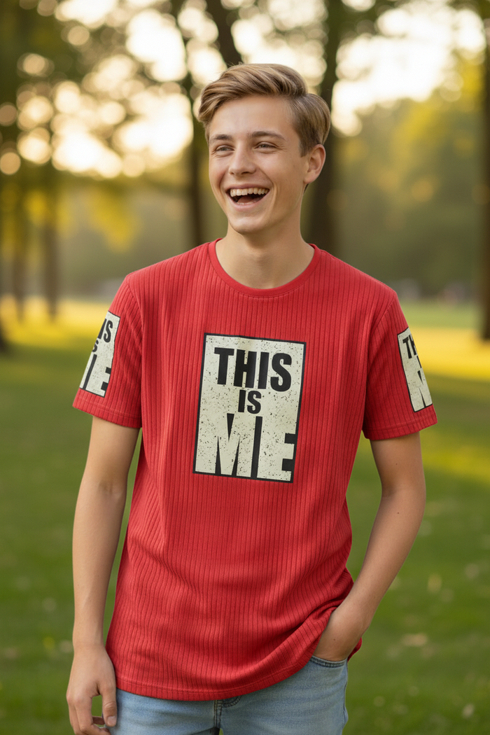 Mens Cotton Graphic T-Shirt – High Quality Fabric, Soft Feel, Front Print
