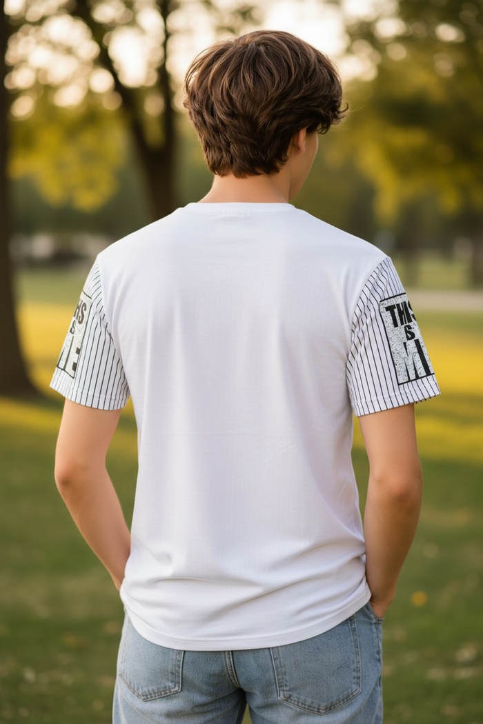 Mens Cotton Graphic T-Shirt – High Quality Fabric, Soft Feel, Front Print