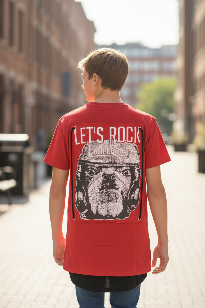 Men’s  Graphic Cotton T-Shirt – Soft Premium Fabric, Front & Back Print, Casual Streetwear Tee