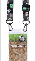 MINECRAFT LANYARD WITH STICKERS