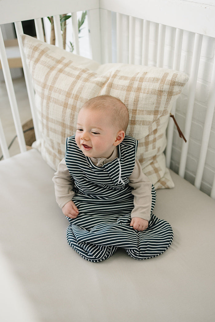 Navy Stripe Bamboo Sleep Sack