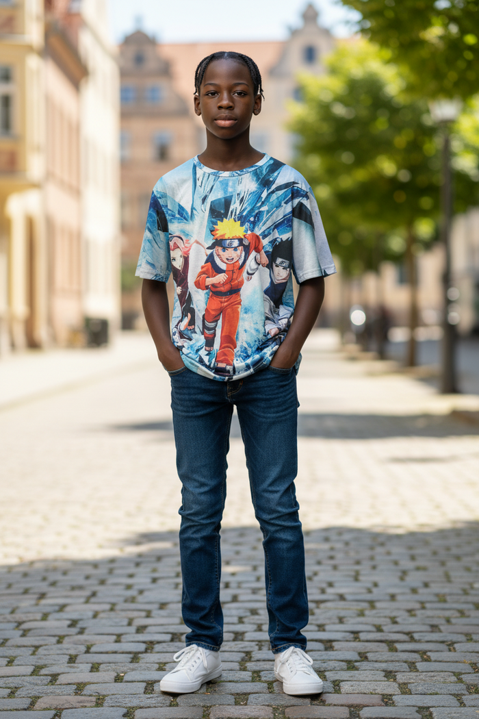 Ninja Hero Style Graphic T-Shirt – Casual Tee for Anime Lover