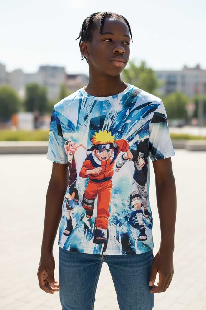 Ninja Hero Style Graphic T-Shirt – Casual Tee for Anime Lover