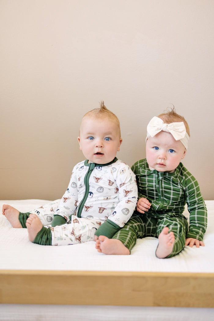 North Pole Pals Bamboo Zippy Romper *0/3m left