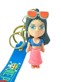 ONE PIECE ANIME SILICON 3 D KEYCHAIN 3"