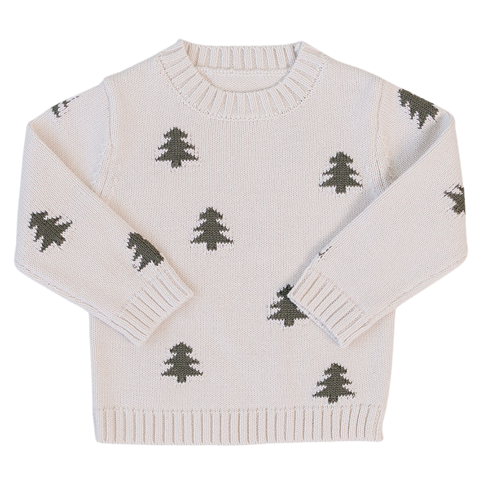 Pine Tree Knit Sweater