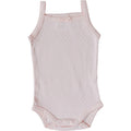 Pink Pointelle Tank Bodysuit