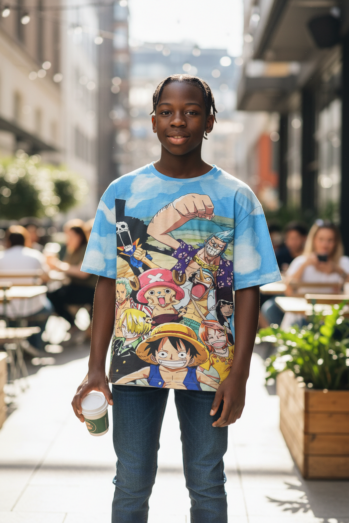 Pirate Adventure Style Graphic T-Shirt – Trendy Tee for Men