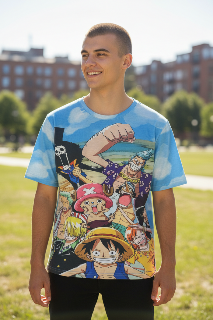 Pirate Adventure Style Graphic T-Shirt – Trendy Tee for Men