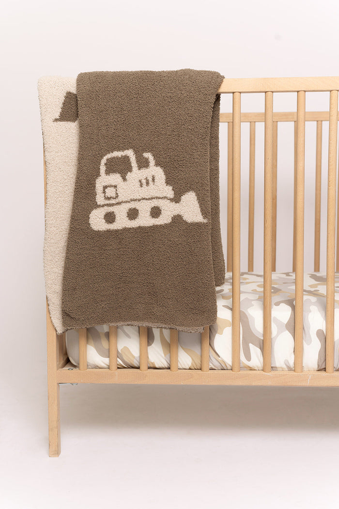 Plush Blanket | Bulldozer