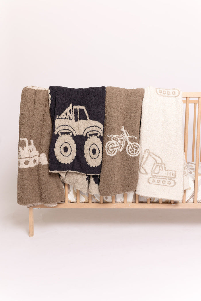 Plush Blanket | Bulldozer