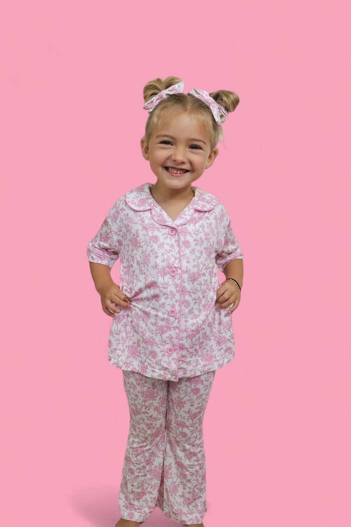ROSEWOOD TOILE DREAM GIRL'S FLARE SET