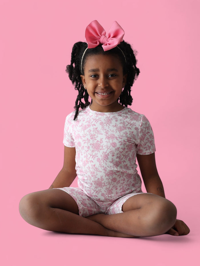 ROSEWOOD TOILE DREAM SHORT SET