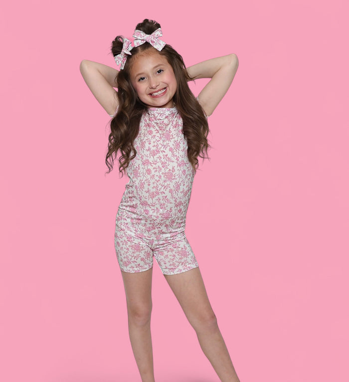 ROSEWOOD TOILE DREAM SHORT SET