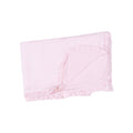 Ruffle Receiving Blanket - Stripe Classic Pink