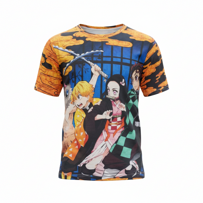 Shadow Hunter Style Graphic T-Shirt – Unisex Tee for Anime Lover