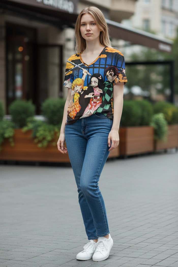 Shadow Warrior Style Graphic T-Shirt – Soft & Stylish Unisex Tee for Anime Lover