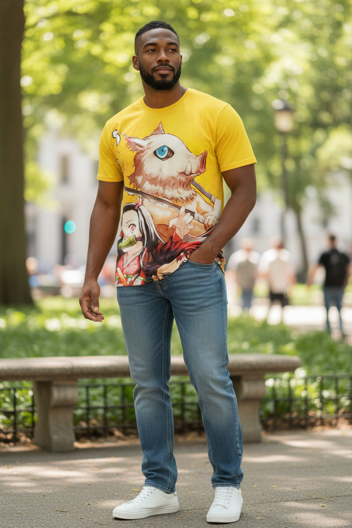Shadow Warrior Style Graphic T-Shirt – Unisex Tee for Anime Lovers