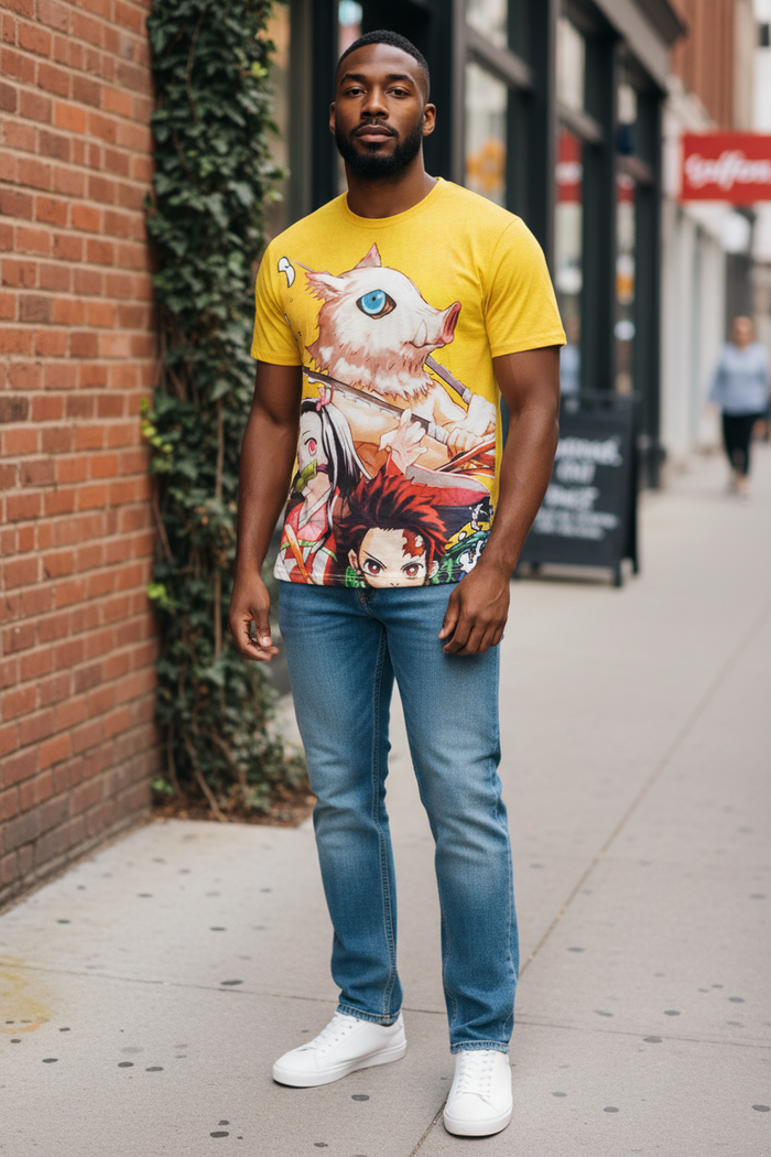 Shadow Warrior Style Graphic T-Shirt – Unisex Tee for Anime Lovers