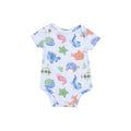 Short Sleeve Bodysuit - Cute Ocean Creatures