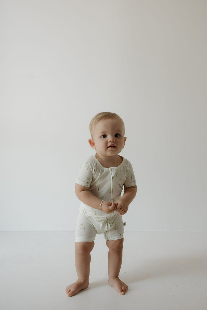 Shortie Bamboo Zip | Palm