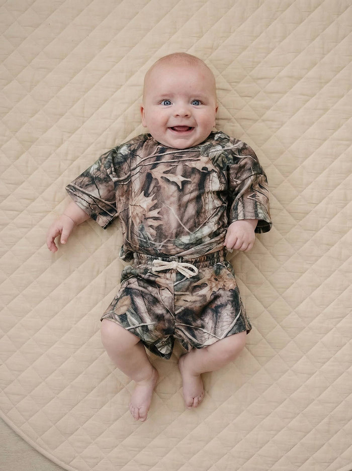 Shorts Set | Brown Camo