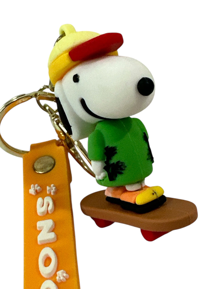 Snoopy Licensed 3D Silicone Keychain – 3-Inch Durable Key Ring