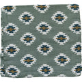 Southwest Aztec Muslin Burp Cloth