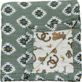Southwest Aztec + Outlaw Cowboy Muslin Quilt