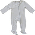 Stone Bamboo Footed Zipper