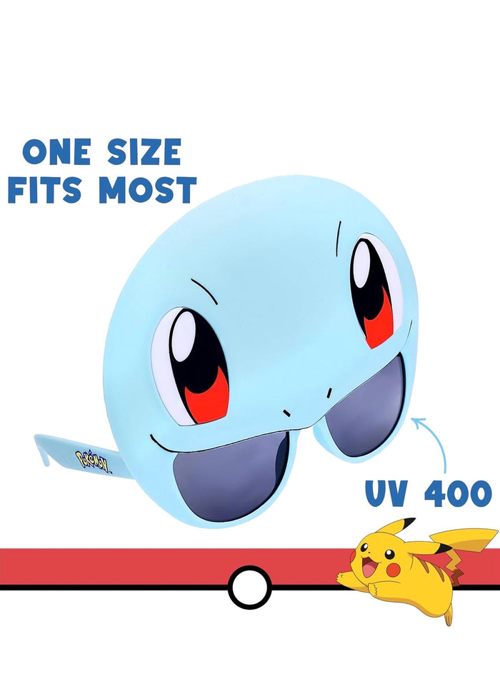 Sun-Staches Pokemon Sunglassess  One Size Fits Most, Light Blue %100 UV Protection
