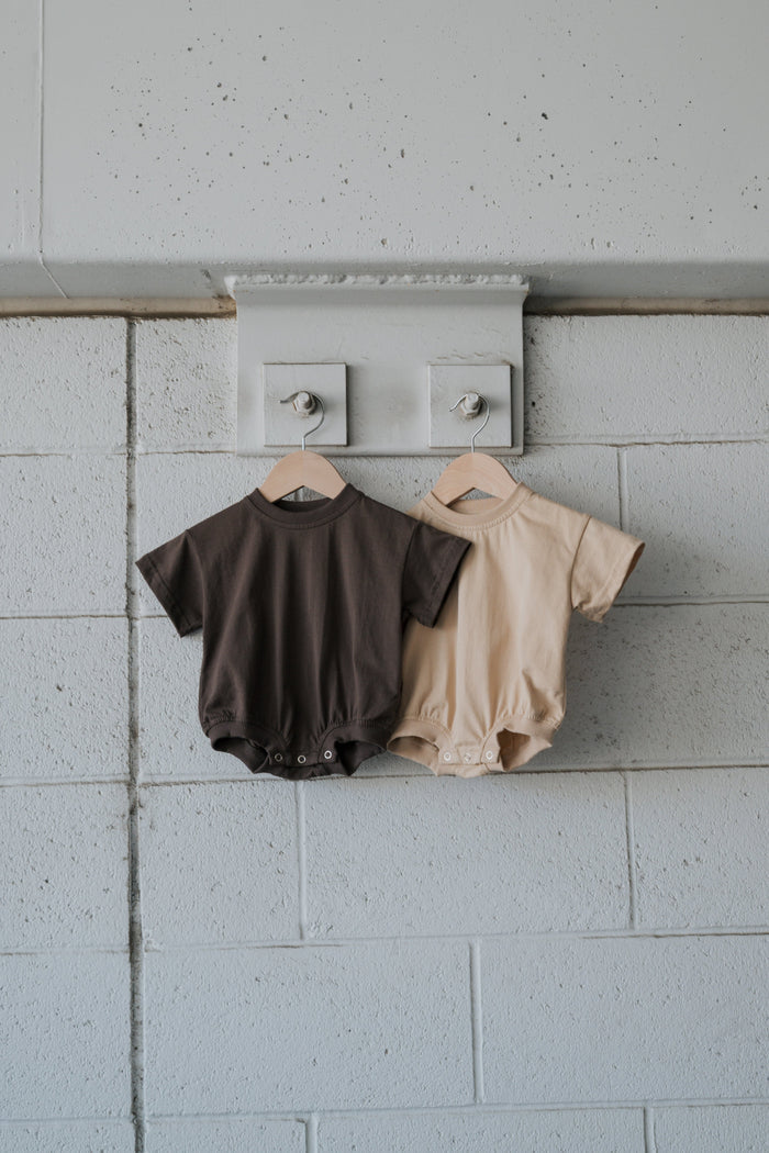 T-Shirt Romper | Toffee