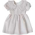 Taupe Stripe Peter Pan Collar Dress