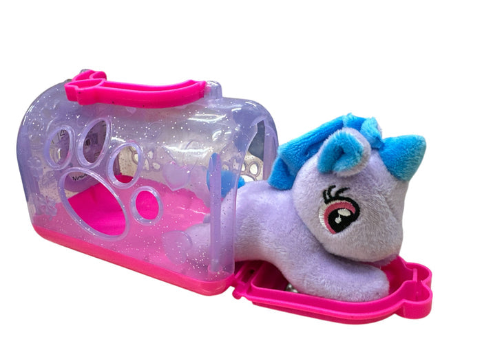 UNICORN PLUSH WITH CAGE 6"