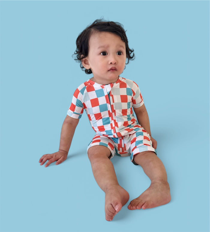 USA CHECKERS DREAM SHORTIE