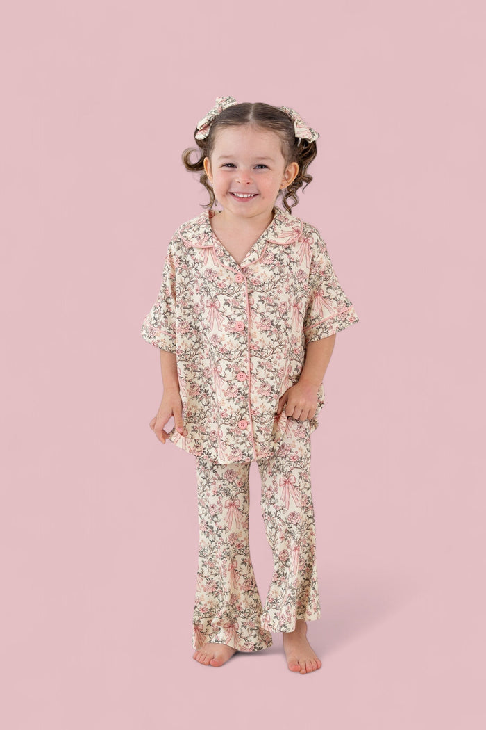 VICTORIAN BLOOM DREAM GIRL'S FLARE SET