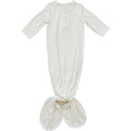 White Bamboo Knot Gown