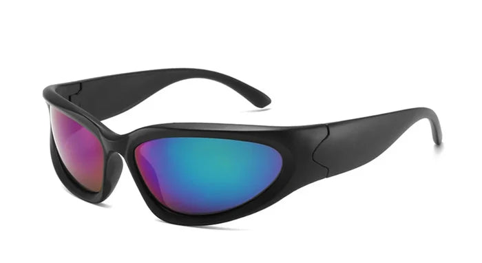 Bright black framed green mercury